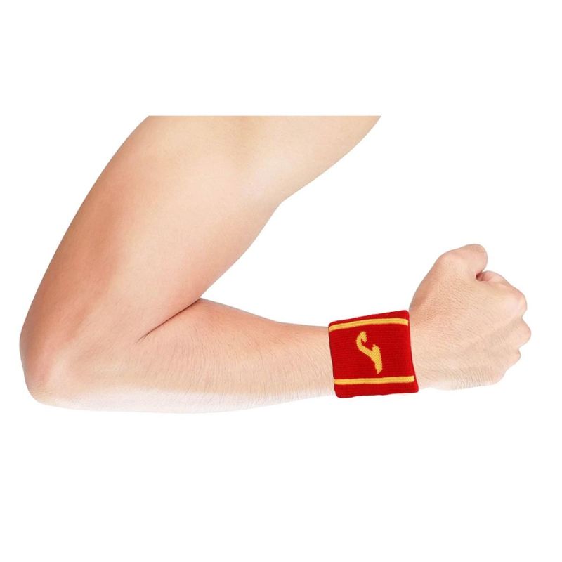 Joma Game Double Wristband Red Yellow sárga csuklószorító