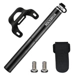 Rockbros JG-PB-004 lightweight bicycle pump with pressure gauge - black fekete pumpa 304004-211902