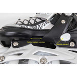 Enero Pro Roller Skates-Roller Skates-Ice Skating 4in1 Led 26-29 Gray szürke skates, roller skates