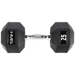 HMS HEX PRO dumbbell 25 kg szürke póló 17-66-121