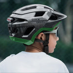 Rockbros LK-67 Youth Bike Helmet with Detachable Visor 54–58 cm - Gray szary helmets, lights