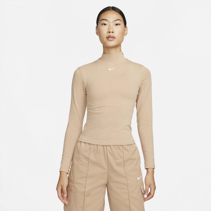 Nike Sportswear Collection Essentials Beige bézs pulóver