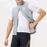 Rockbros Spring/Autumn Windproof Vest Size M - White/Gray biały || szary \ m vests