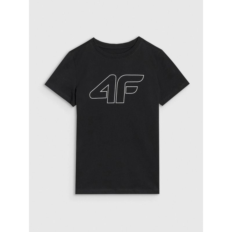 Girls' regular printed T-shirt 4F 4FJWSS25TTSHF2176-20S póló