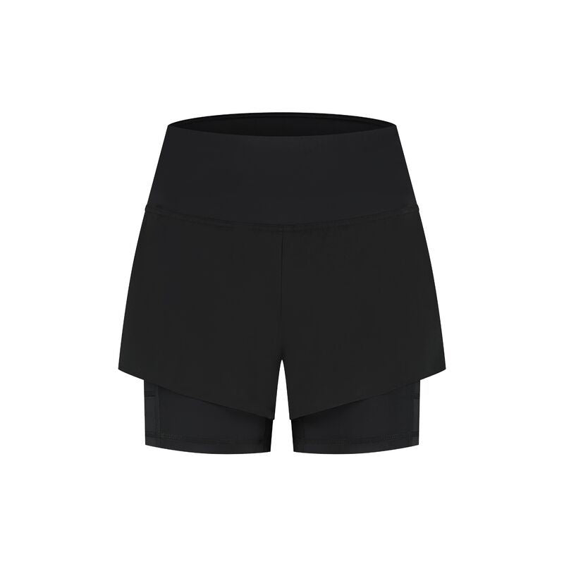 Rogelli women's 2in1 DISTANCE black fekete short