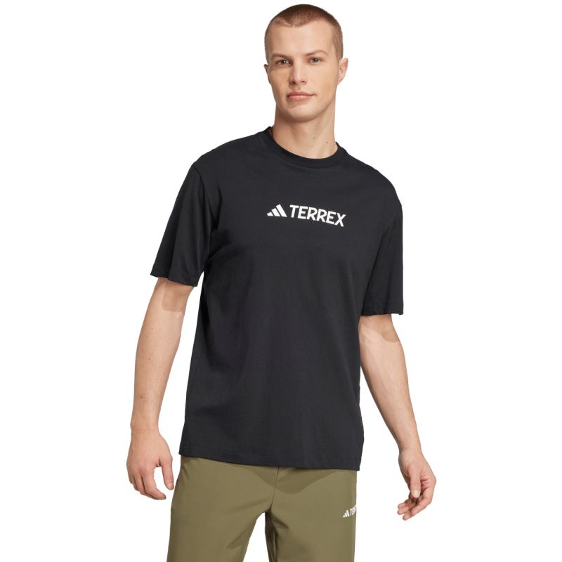 Men's adidas Terrex Classic Logo T-shirt black JF9143 fekete póló