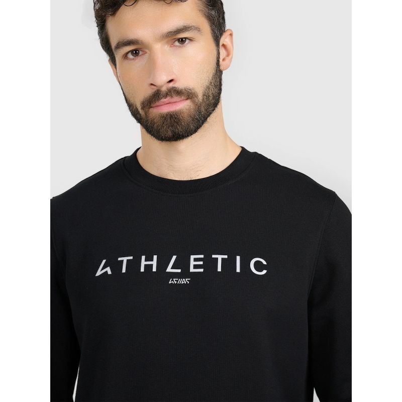 Men's sweatshirt without zipper and hood 4F 4FRAW25TSWSM2573-20S kapucnis pulóver