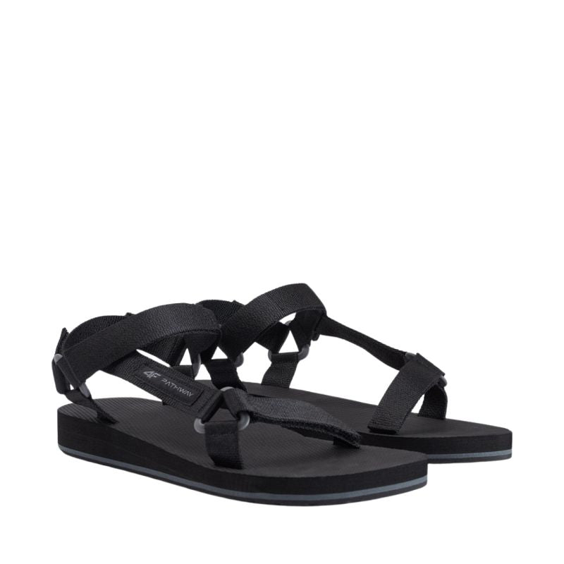 4F Women's sandals F117 dark gray 23S szürke cipő 4FWSS26FSANF11723S