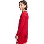 Adidas Entrada 26 Long Sleeve Jersey Kids’ Red piros gyerek póló KF5878