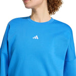adidas Essentials Small Logo Feelcozy Women's Sweatshirt Blue KC5280 2xs kapucnis pulóver