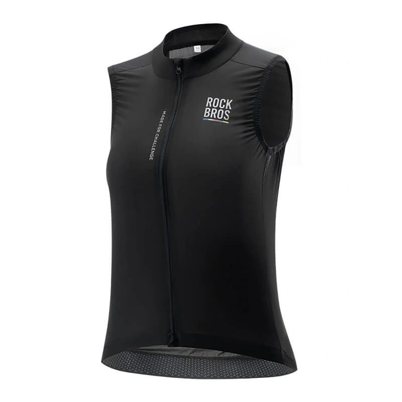 Rockbros ROAD TO SKY Women's Lightweight Breathable Cycling Vest L - Black l \ czarny vests