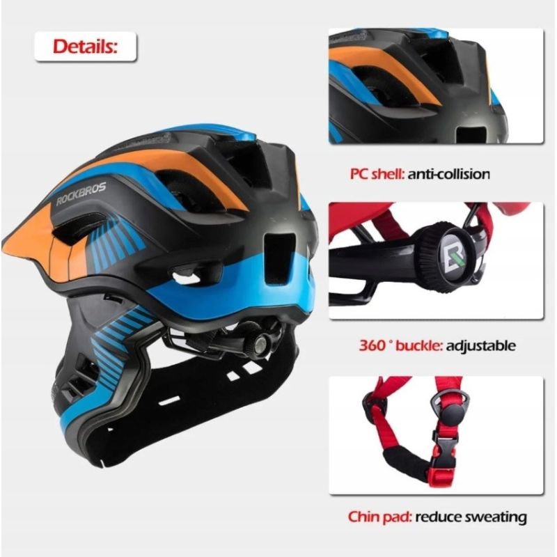 Rockbros children's bike helmet 48-54cm