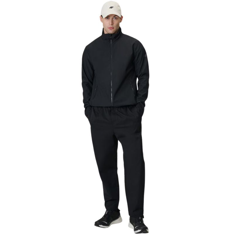 Men's softshell jacket 4F M548 deep 4FWSS26TSOFM548 20S fekete clothing
