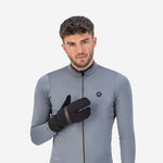 Rogelli NOVA LOBSTER winter gloves black 3XL fekete kesztyű