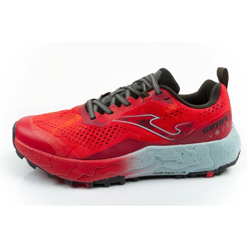 Joma men's Sima trail running shoes, cushioned, piros nadrág