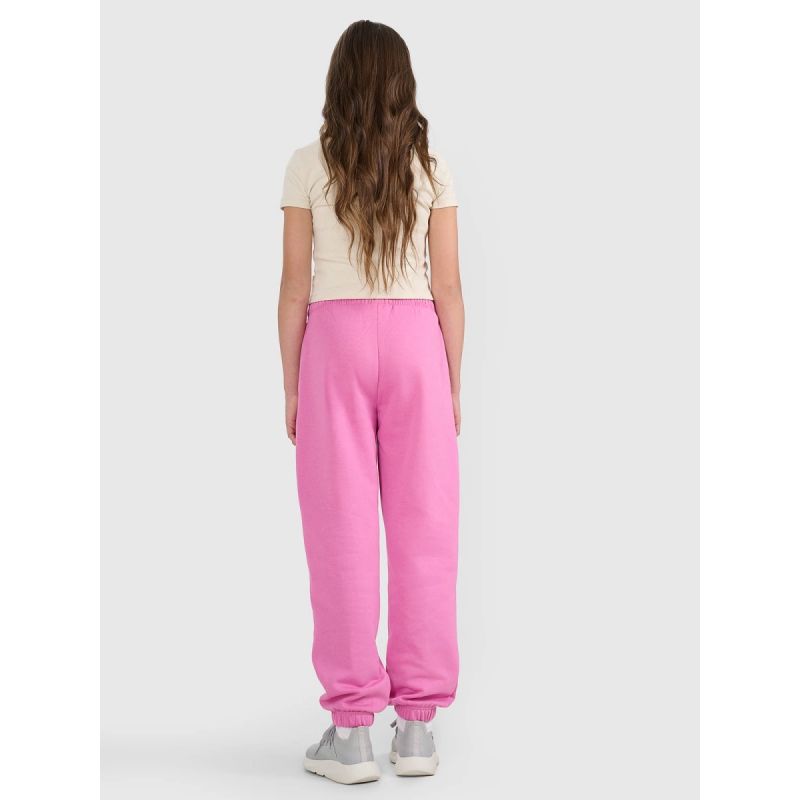 Girls' jogger sweatpants 4F 4FJRAW25TTROF1616-54S nadrág