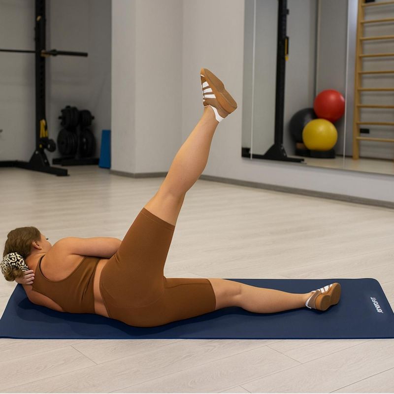 Enero NON-SLIP NBR FITNESS MAT 183 x 60 x 1 CM, + CARRY BAG FIT kék edzőfelszerelés GSP-1066509