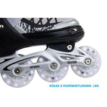 Enero Pro Roller Skates-Roller Skates-Ice Skating 4in1 Led 38-41 Gray szürke skates, roller skates