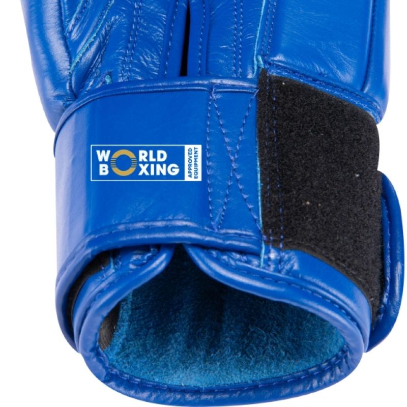 TOP TEN RTT-COMPETITION Leather Boxing Gloves 10oz (WORLD BOXING APPROVED) czerwony+10 oz kesztyű