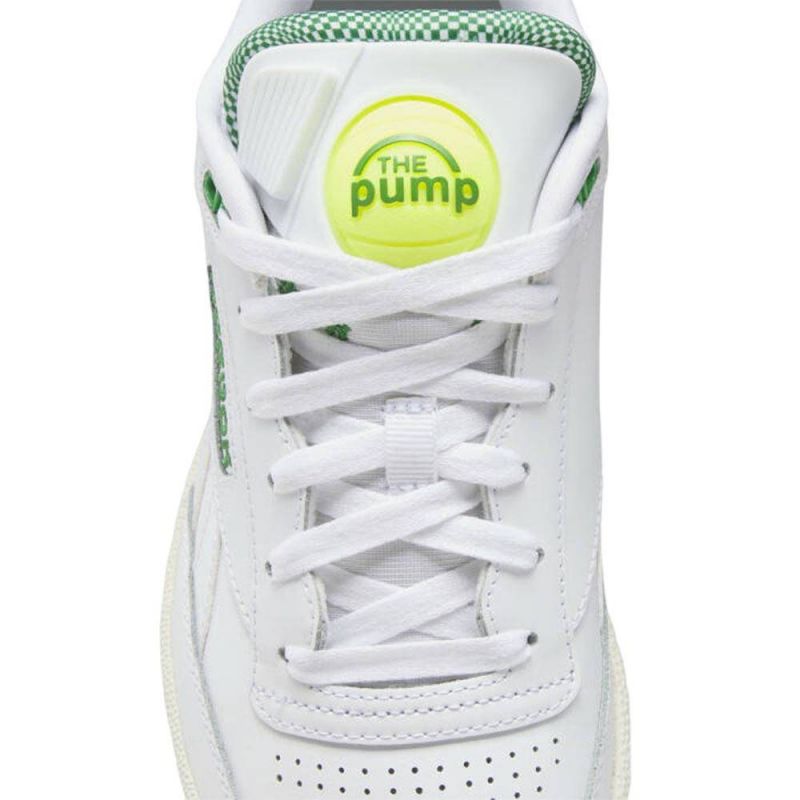 Reebok CLUB C 85 PUMP women's sports shoes classic leather sneakers white (GW4794) Cipő
