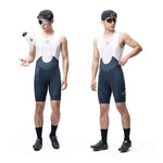 Rockbros Men's Cycling Bib with Pad Size M - Dark Blue niebieski \ m short