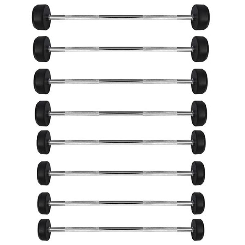 HMS Rubber-coated fixed barbell/bar 10 kg GSG-10 fekete súlyzó 17-58-014