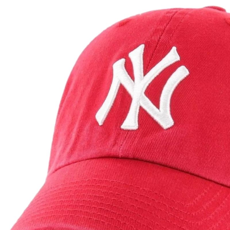 47 Brand New York Yankees Clean Up Cap Red piros baseball sapka B-RGW17GWSNL-RDC