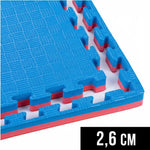 DBX Bushido Exercise mat with Safety Certificate - Puzzle 1x1m - Tatami 26mm mats, puzzle, training equipment