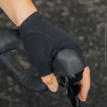 Rockbros ROAD TO SKY Short Shock Absorbing Cycling Gloves M - Black m \ czarny kesztyű 16220043002-211644