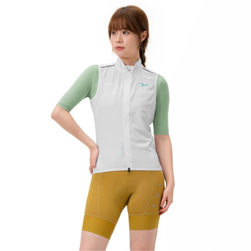 Rockbros MJ008 TVI Women's Cycling Vest Windproof M - White m \ biały mellény 15110022003-211699
