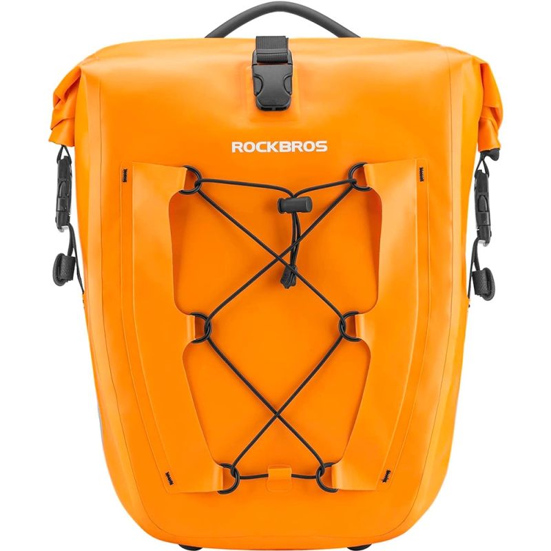Rockbros 30140022003 waterproof bicycle for trunk - orange pomarańczowy táska