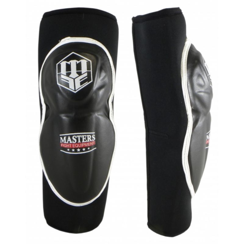 MASTERS FIGHT EQUIPMENT OSŁ-N elbow protectors, neoprene, black fekete védőfelszerelés 081123-01M