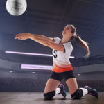 Meteor L volleyball knee pads black uniw protectors and knee pads