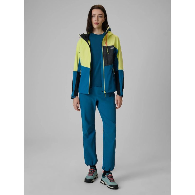 4F PRO windproof softshell jacket, 10000 membrane, women's dzseki 4FWSS26TSOFF542-71S