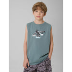 4F Boy's regular sleeveless T-shirt with print póló