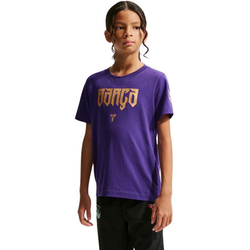 Nike FC Barcelona kids' t-shirt purple lila póló IQ5007504