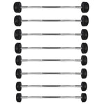 HMS Rubber-coated fixed barbell/bar GSG-50 50 KG póló 17-58-010