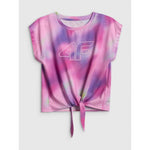 Girls' quick-drying sports crop-top 4F