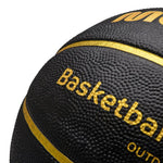 Meteor Cellular Basketball Black and Gold fekete labda