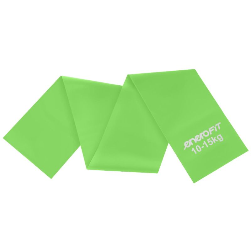 Enero Pro TRAINING TAPE FOR PILATES EXERCISES .40MM 10-15KG GREEN zöld training bands, training equipment, socks tapes