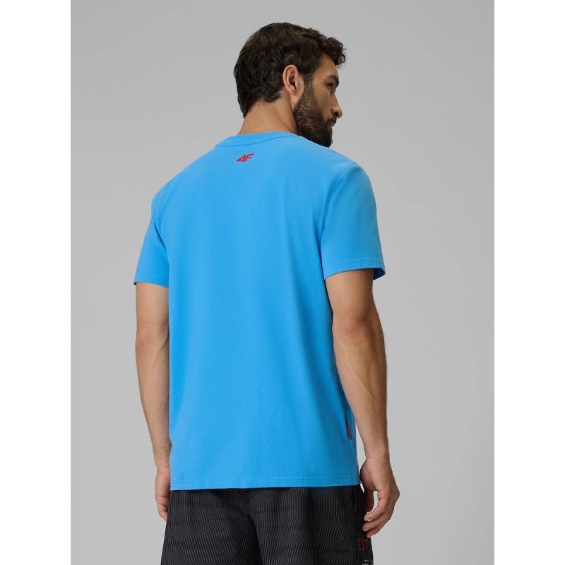 4F Men's regular printed T-shirt póló 4FRSS26TTSHM4039-33S