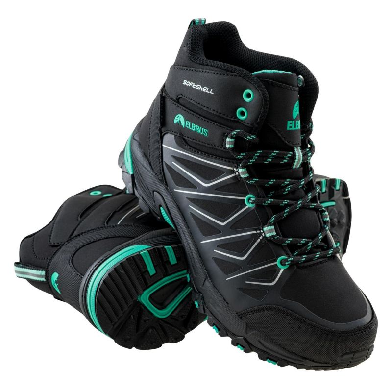 Elbrus Mabby Mid Wp W fekete cipő