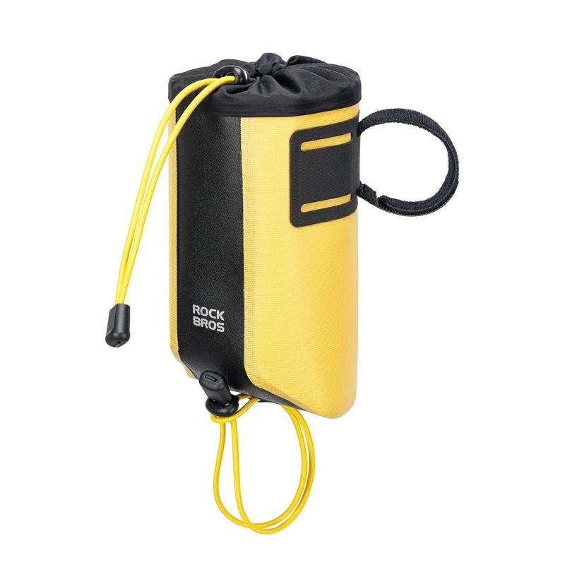 Rockbros AS-162 Waterproof Handlebar Bottle - Yellow sárga táska