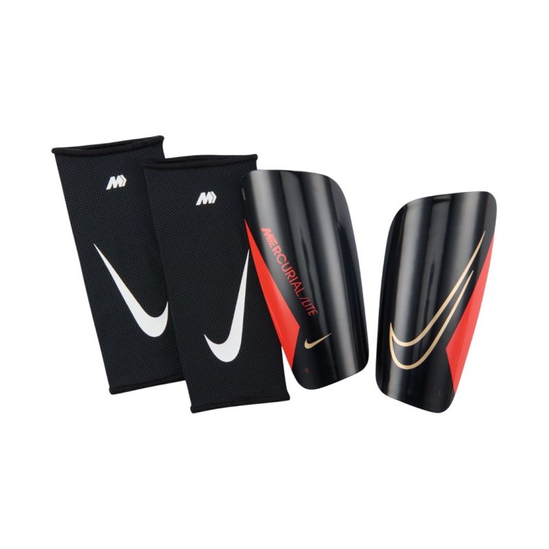 Nike Mercurial Lite SuperLock Football Shin Guards Black 010 fekete védőfelszerelés 161008M