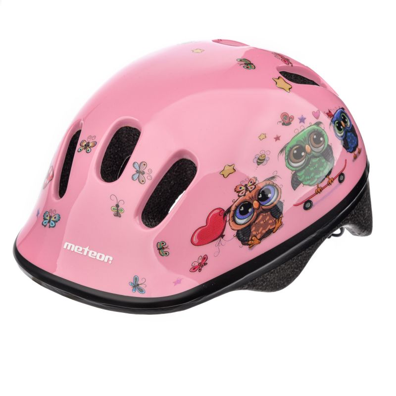 Meteor Children’s bicycle helmet KS06 little owl sisak 24808-24809