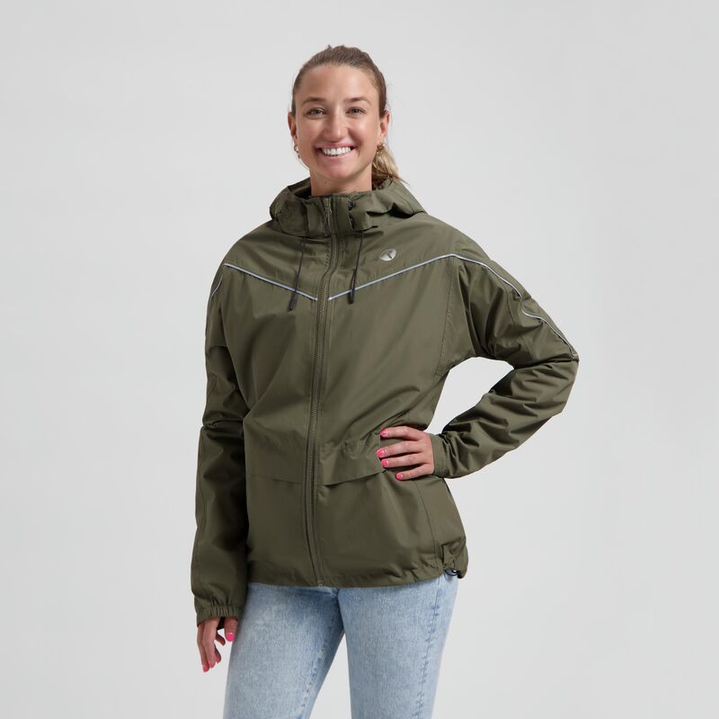 Rogelli ESSENTIAL rain green 2XL zöld dzseki