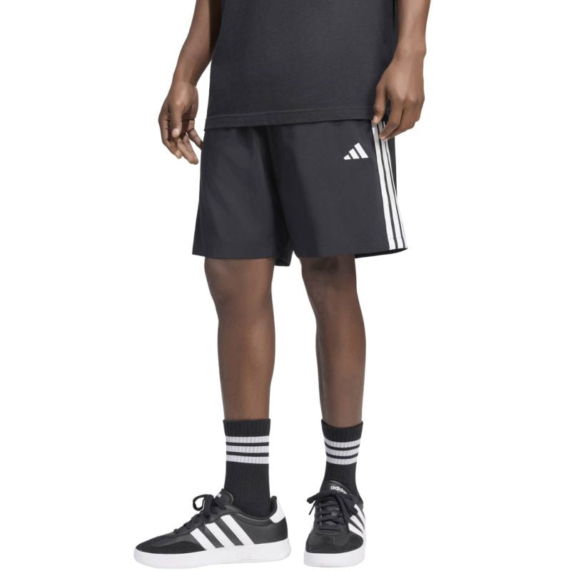 Adidas Men's Essentials 3-Stripes Chelsea Lite Woven Shorts fekete ruházat KY6510