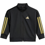 adidas Essentials Climacool Kids Tracksuit Black and Gold JC8857