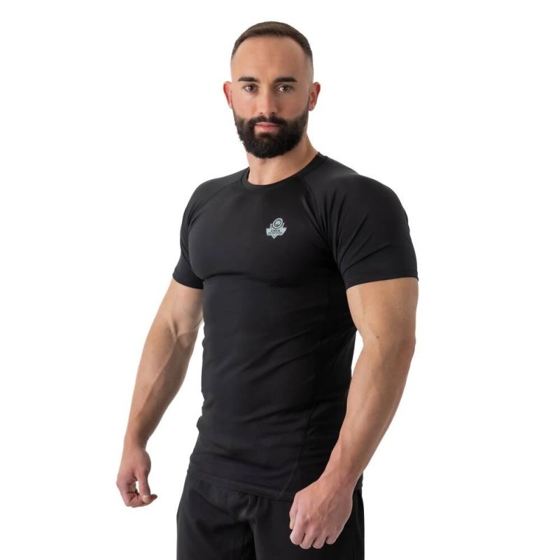 DBX Bushido Rashguard sleeve black BlackRS - fekete short