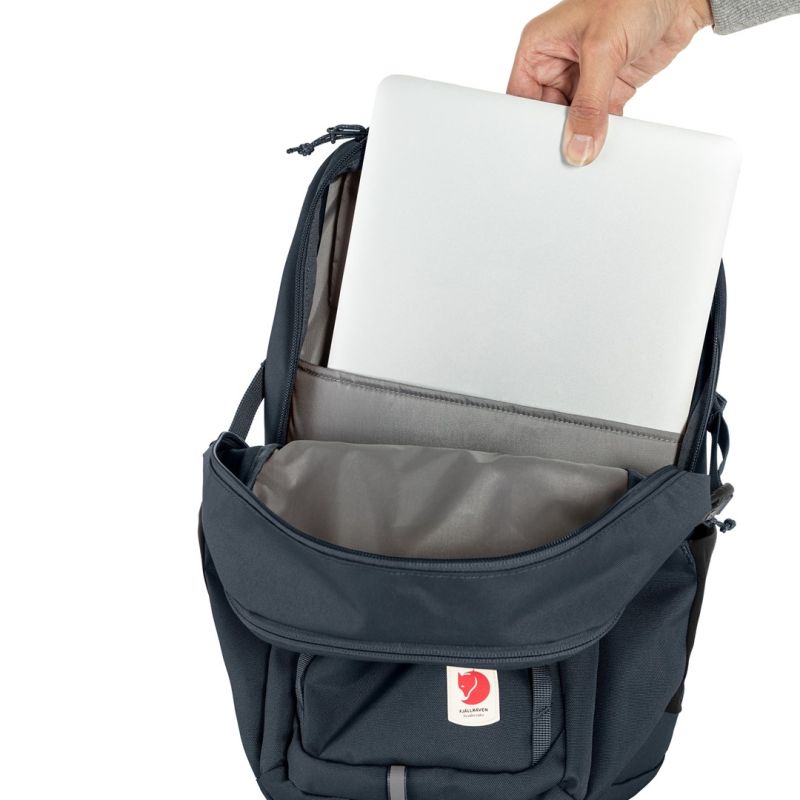 Fjällräven Skule 20 Backpack Navy Oxford, Polyamide, Polyester, Polyurethane Laminate (PUL) kék hátizsák